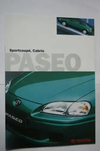 Toyota: Prospekt Toyota Paseo Sportcoupe/Cabrio 02/1997