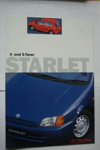 Toyota: Prospekt Toyota Starlet 3- und 5-Türer 03/1996