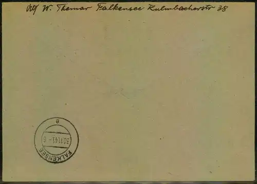 Auflösung Briefesammlung Drittes Reich ; BERLIN C, Einschreiben