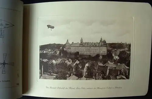MIT PARSEVAL IN DEN LÜFTEN, Werbebroschüre aus ca. 1910 der Luftfahrzeug-Gesellschaft, Hofbuchdruckerei Radetzki, Berlin