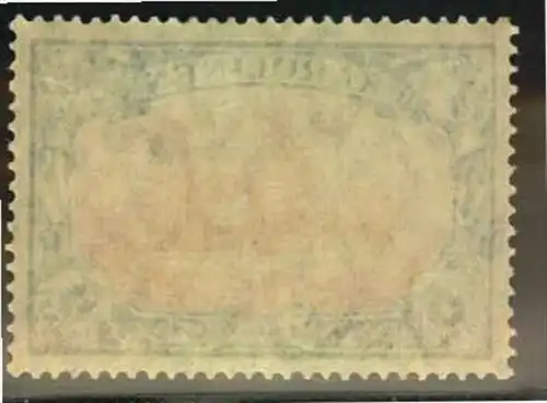 1919, 5 Mark kaiseryacht Kriegdruck mit 25:17 Zähnungslöchern postfrisch.