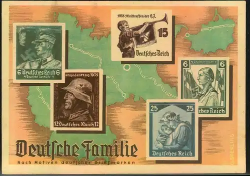 1940, 6 Pfg. Privatganzsachenkarte zur Briefmarken-werbeschau in Leipzig, der ursprüngliche Aufdruck zu Olympia Postwert