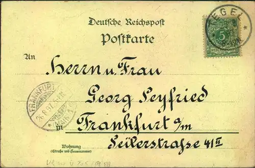 189/,  BERLINER POSTGESCHICHTE, TEGEL