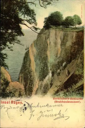 STUBBENKAMMER, besserer Saisonstempel 1902 auf Postkarte.