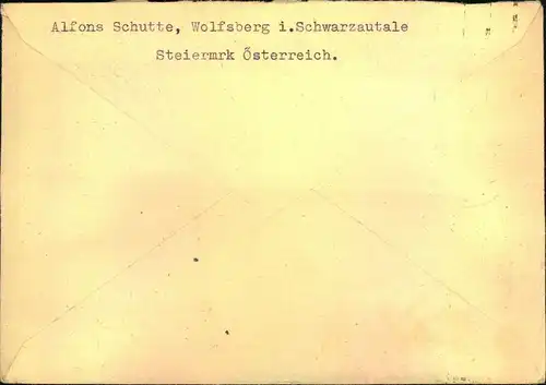 1947, 60 Gr. Landschaften auf Brief mit Britischer Zensur ZZBZ ab Wolfsberg nach Deutschland