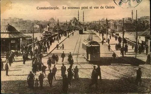 1917, AK CONSTANTINOPLE per Feldpost 451 - Österr. Feldpost in der Levante