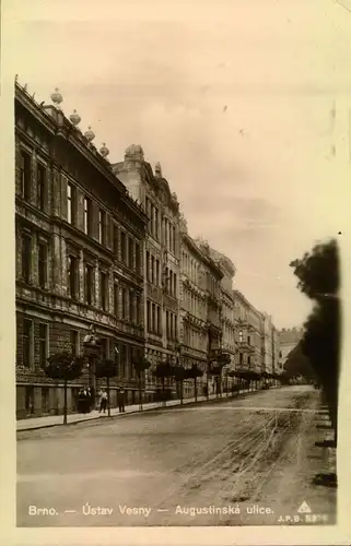 1943, BRNO, Ùstav Vesny, Augustinskà ulice, Brünn,