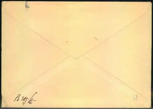 1946 ca., P.O.W. letter from ""Camp 901"" St. Martin de Re with censor to Bad Segeberg.