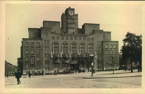 1930, WIEN X. Amalienbad, Echte Fotographiekarte "Aufnahme m. Zeiss Objektiv", Schwimmen, Sport, Reumannplatz