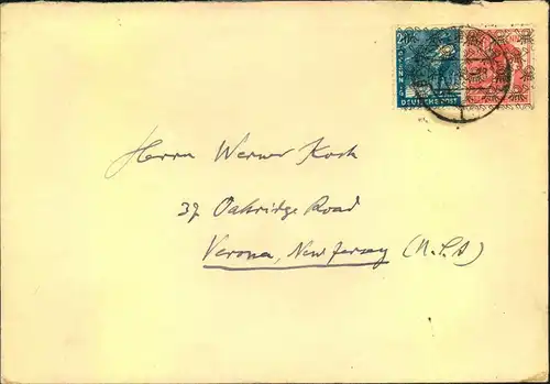 1948, Auslandsbrief mit 20 und 30 Pfg. Netzaufdruck ab BERLIN-LICHTENRADE nach USA.