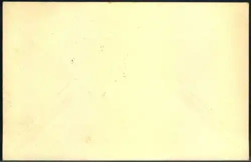 1938, Braunes Band vom Oberrand auf blanko Umschlag mit SSt