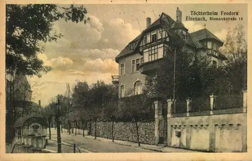 EISENACH, 1922, Töchterheim Feodora, Bismarckstraße 14, Hofphotograph Gewitz,
