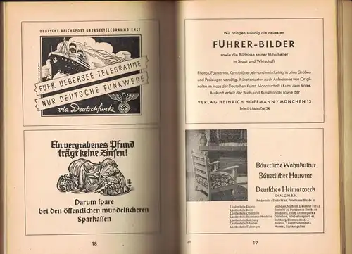 1942, GROSSE DEUTSCHE KUNSTAUSSTELLUNG IN MÜNCHEN; Katalog, Werbung, Bilderteil, Verzeichnis d. Kunstwerke, Literatur