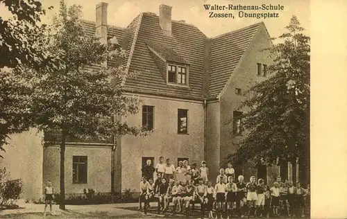 ca. 1915, ZOSSEN, Walter-Rathenau-Schule, Übungsplatz, ungebraucht