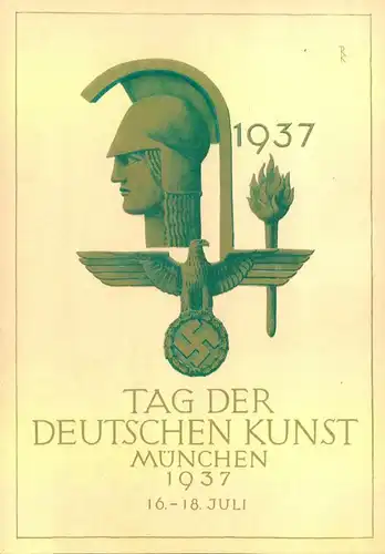 1937, DEUTSCHE KUNSTAUSSTELLUNG; MÜNCHEN - Propaganda