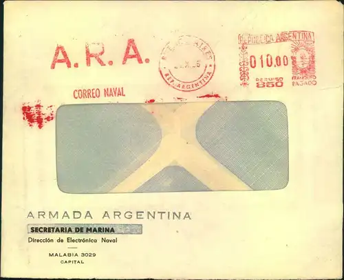 Correo Naval, Armada Argentina