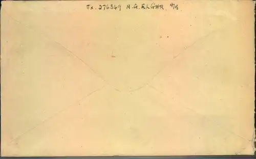 Field post "Maritime Mail" with Marine censor.