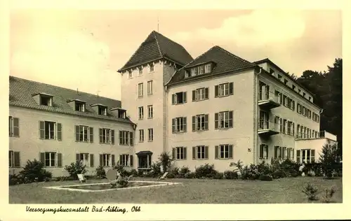 BAD AIBLING 1957, Versorgungskuranstalt, Gesundheit,