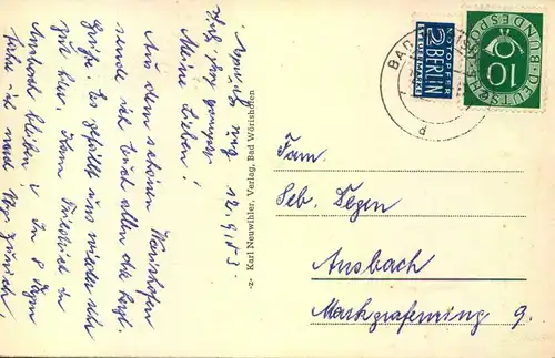 Pfarrer Sebastian Kneipp, geboren in Wörrishofen, Kneipianum, Wassertretpaltz, Kneipp Denkmal, 1953 gel, Kur,Gesundheit