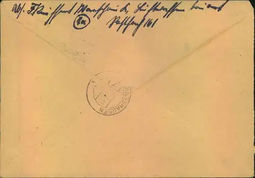 1944, portogerechtes Einschreiben mit Hitlerfrankatur ab WARSCHAU.