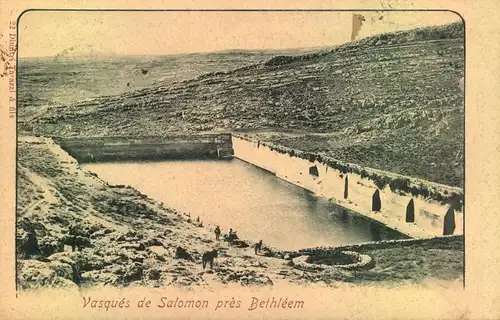 1902, ppc "Vasqués de Salomon préz Betheem" sent from BEYROUTH