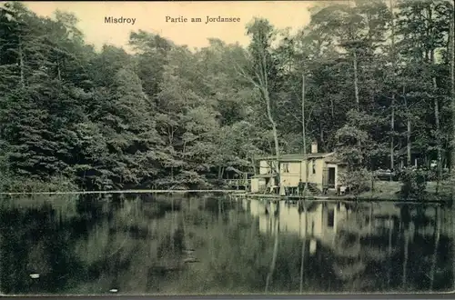 1911, Ansichtskarte "Misdroy-Partie am Jordansee" nach Cairo