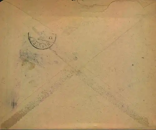 1917, R-Brief ab Wien Ausgaben Mischfrankatur
