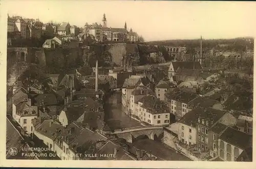 1941, Ortsansicht Luxembourg