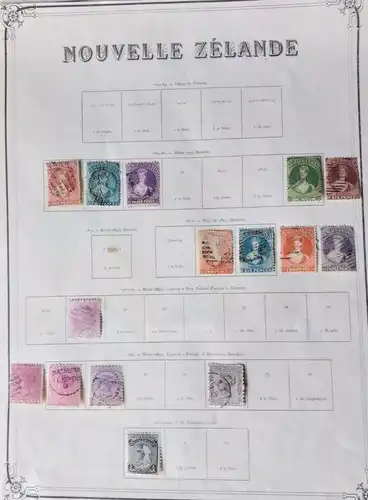 1864/1915: NEW ZEALAND-NOUVELLE ZÉLANDE - ancient collection