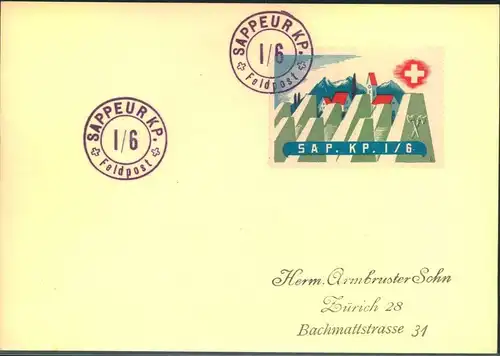 1939, Feldpost SAPPEUR KP. 1/6