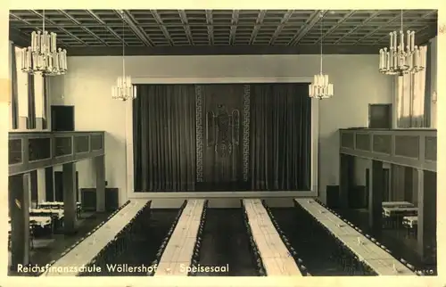 WÖLLERSHOF, Reichsfinanzschule, Speisesaal - gelaufen