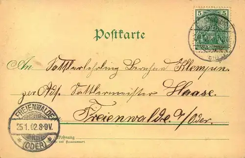 FRANKFURT A. ODER: gelaufen 1902