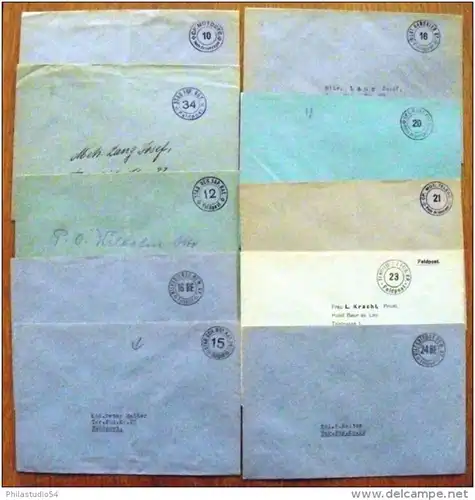 50 covers suisse fieldpost - Feldpost