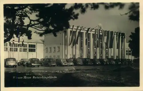 1940, Sonderkarte WIENER FRÜHJAHRSMESSE, Rotundengelönde