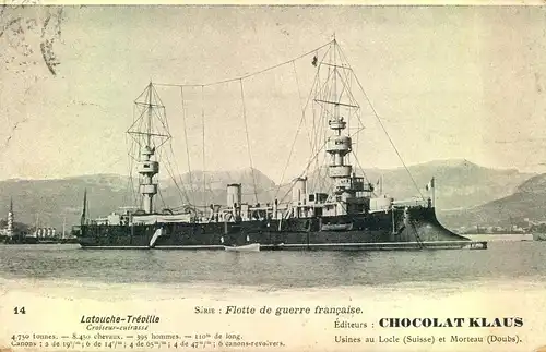 1904, MARINE DE GUERRE - "Latouche - Tréville"