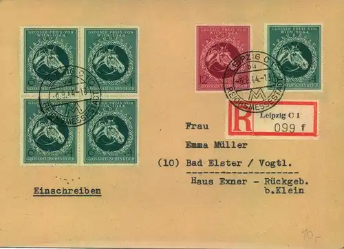 1944, PFERDE, HORSES, CHEVAUX - Grosser Rpeis von WIEN - FREUDENAU