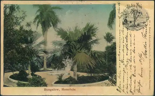 1904, HAWAII ppc from Honulu sent to Germany