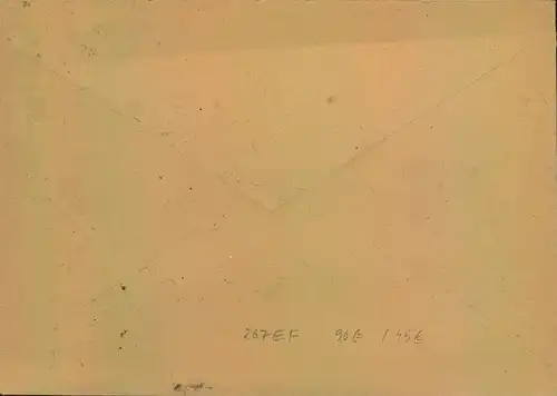 1950, 16 Pfg. Akadenie auf Ortsbrief DRESDEN