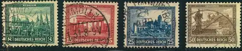 1930, Nothilfe komplett gestempelt (Mi. 140,-)