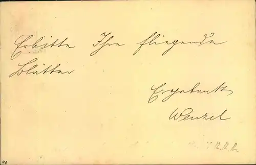 1895, 1 1/2 Penny stationery card addressed to "Gebrüder Senf, Leizpzig" from BATHURST