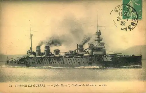 "MARINE DE GUERRE" -  "Jules Ferry"