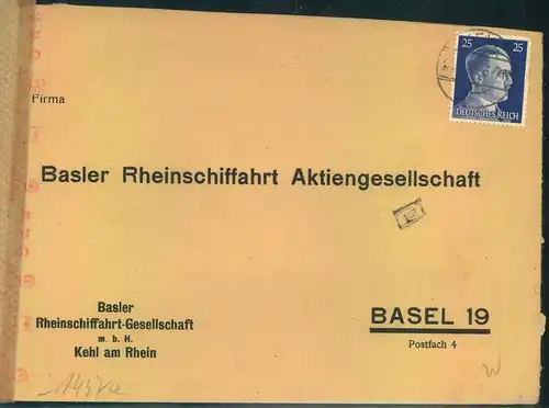1933/1943: 3. REICH, 11 nur bessere Briefe - alter Preis 89,- Euro