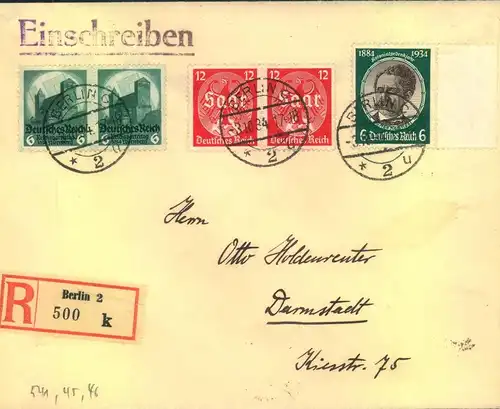 1933/1943: 3. REICH, 11 nur bessere Briefe - alter Preis 89,- Euro