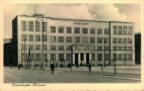 GOTENHAFEN, Postamt, 1940, heute Gdynia, Danziger Bucht