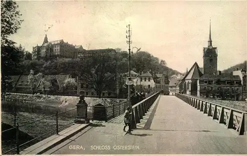 1927, Luftpostkarte ab GERA über Berlin-Zentralflughafen nach Hannover mit Bestätigungsstempel