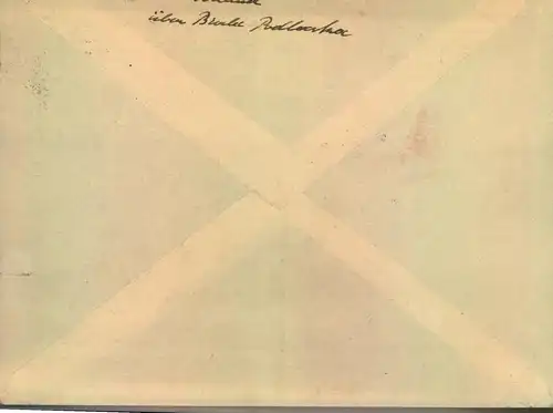 1942, GENERALGOUVERNEMENT: Brief mit Poststellenstempel "Hanna über Biela Podlaska (Distr. Lublin)"