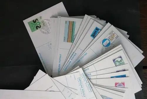 1981/1993, about 100 postal stationery cards unused and cancelled to order