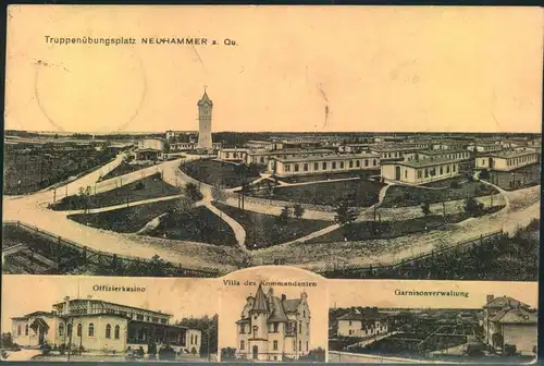NAUHAMMER (QUEIS), Truppenübungsplatz. gelaufen 1928