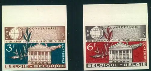 1961, UNION INTERPARLAMENTAIRE imperforated proof