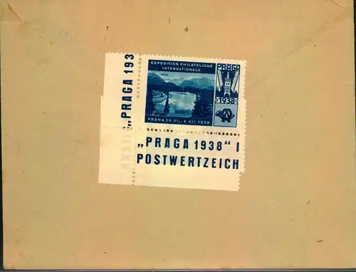 1942, Einschreiben-Nachnahme ab "PRAG 21"